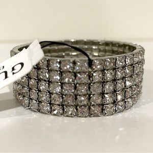 GUESS Rhinestone Stretch Bracelet
